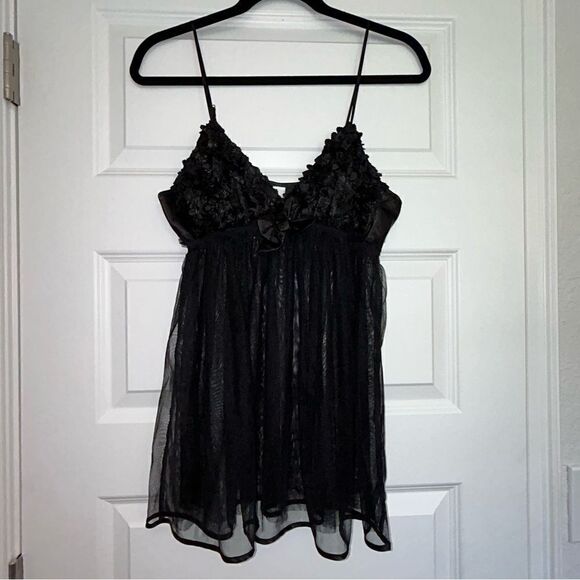 Flora by Flora Nikrooz Triangle Sheer Camisole Night Top - Picture 1 of 8